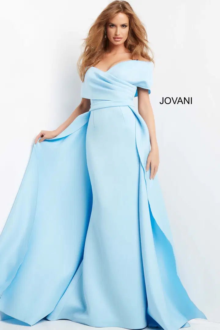 JOVANI - 07443 - Light blue - riyadhdress
