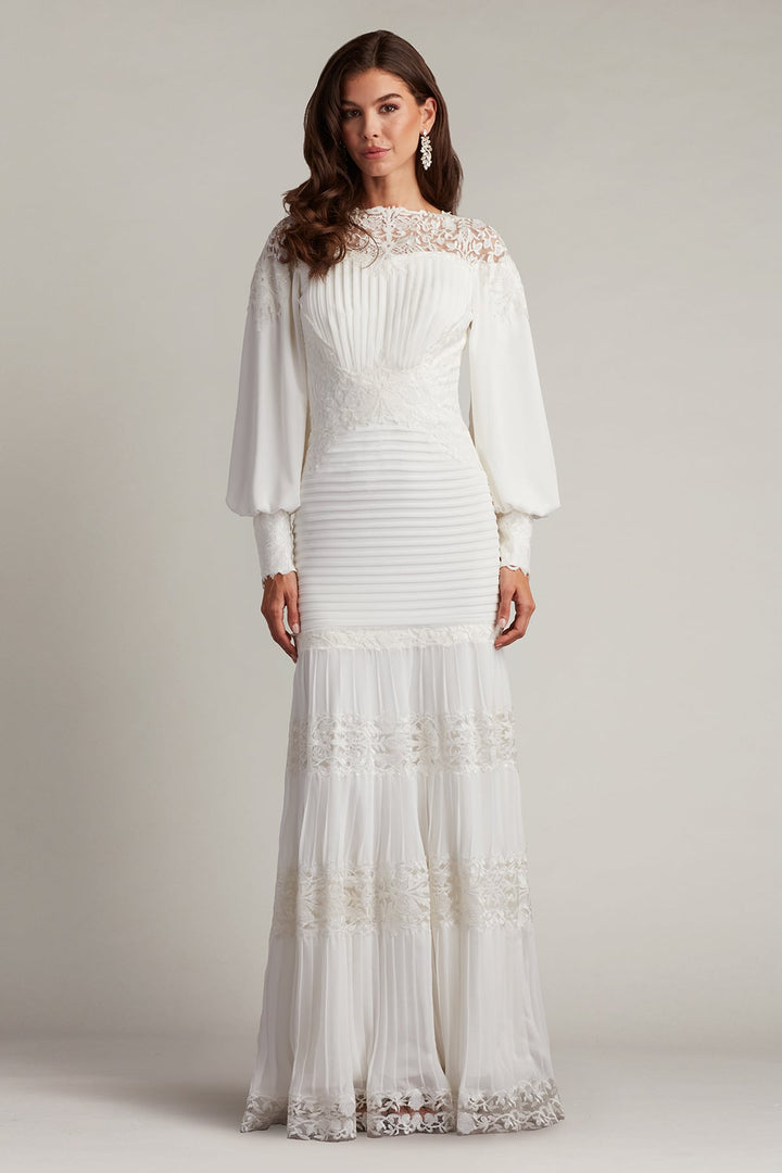 Tadashi Shoji - Yv23466L-Ivory riyadhdress