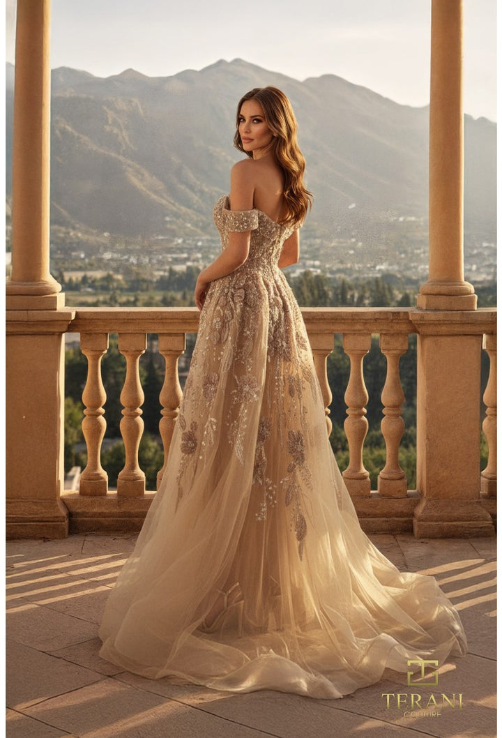 Terani - 261m6435-nude dresses Terani