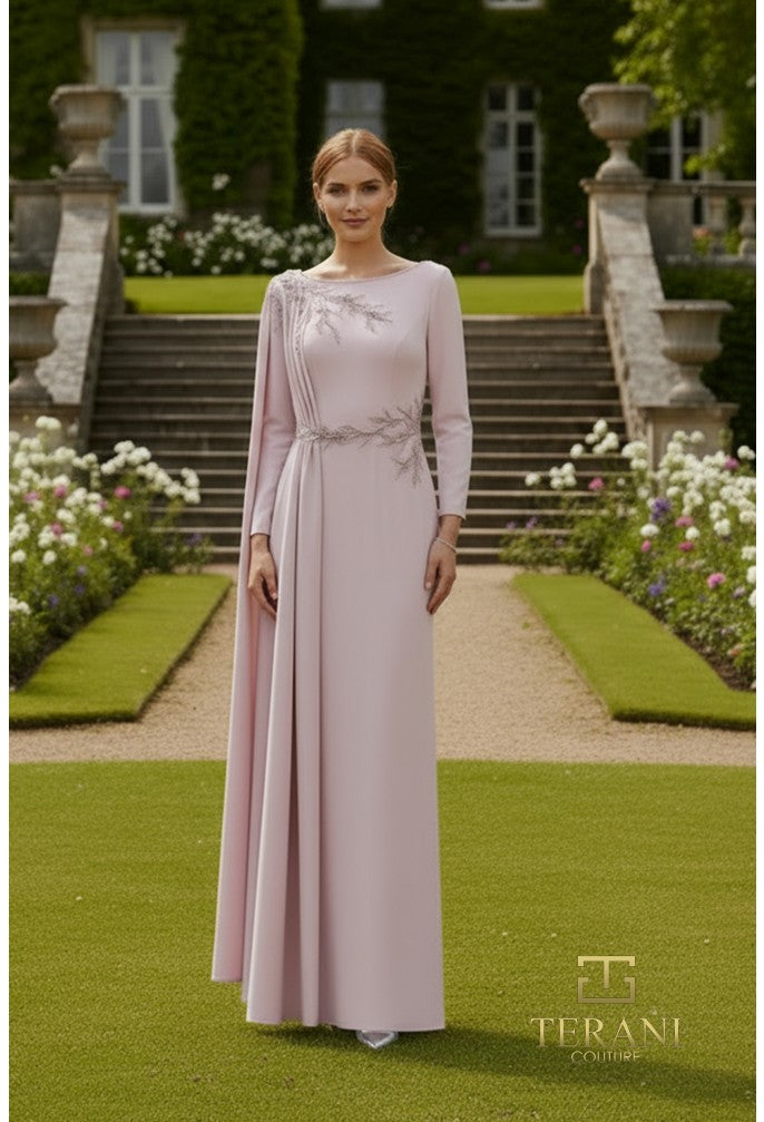 TERANI - 261M6465- PINK TULIP riyadhdress