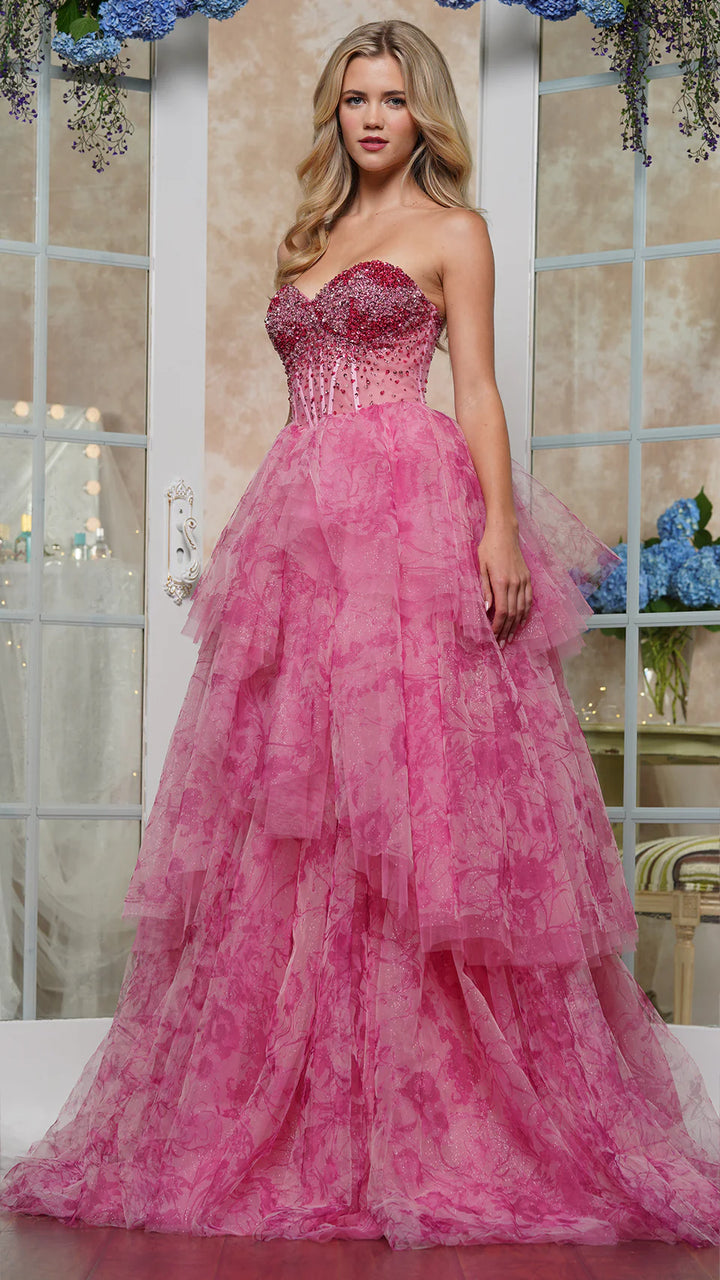 Colors - 3572-pink dress Colors