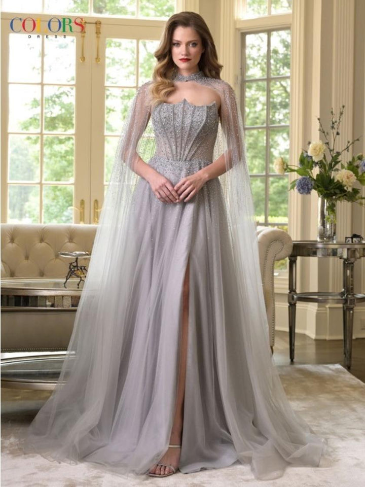 Colors -3879-silver riyadhdress