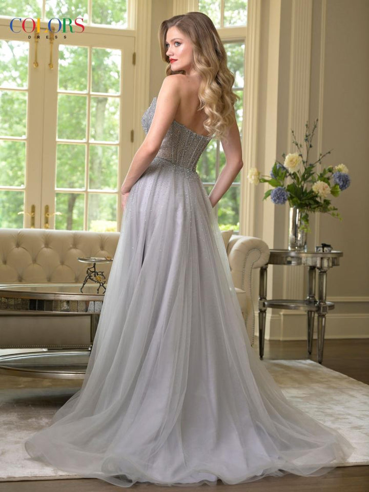 Colors -3879-silver riyadhdress