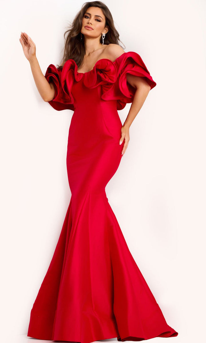 Jovani - 43757-red dresses jovani