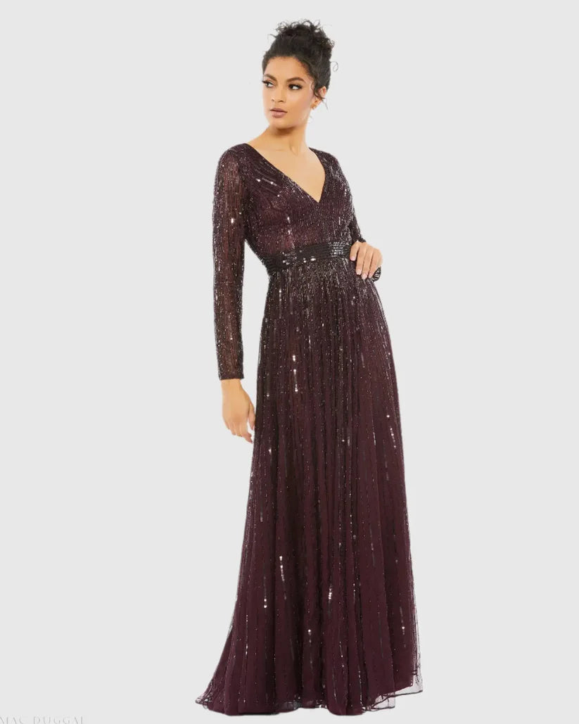 MAC DUGGAL -4977 -WINE riyadhdress