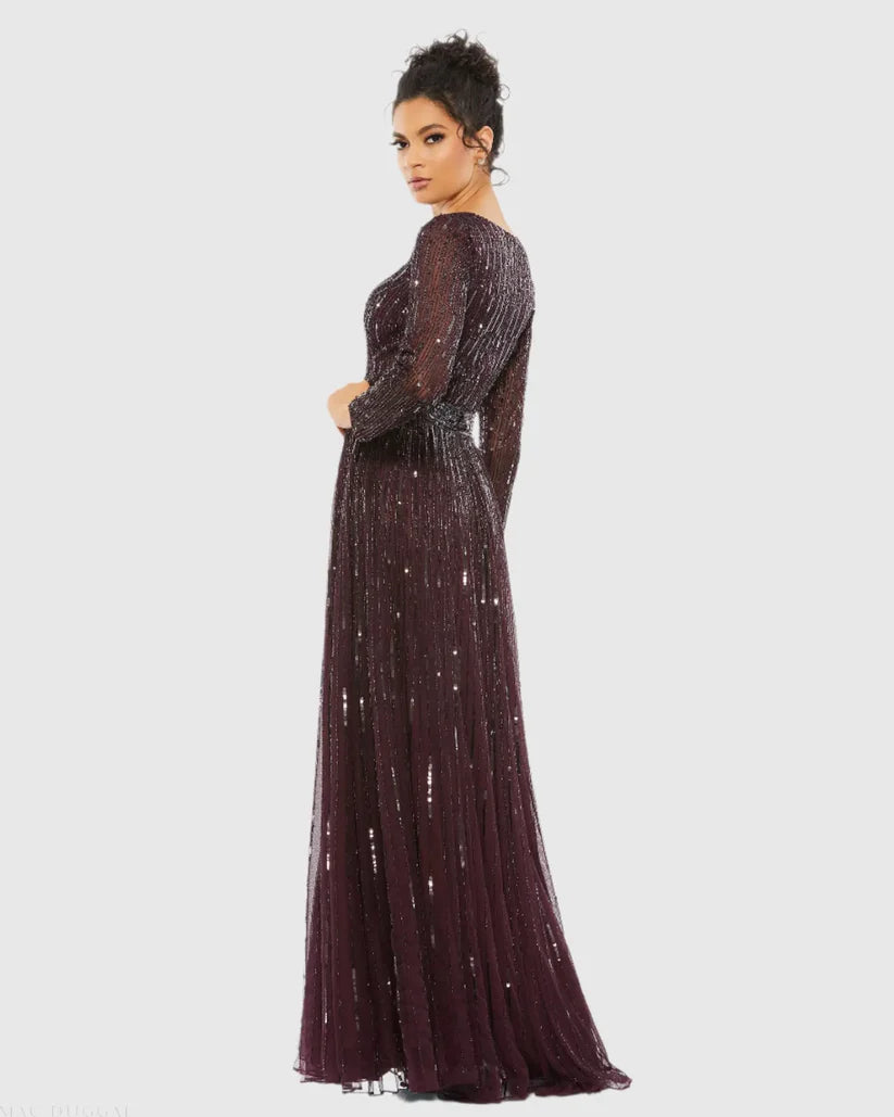 MAC DUGGAL -4977 -WINE riyadhdress