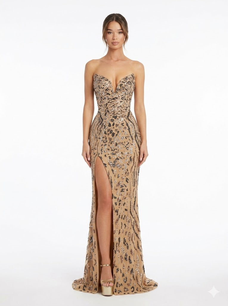 Amarra -89195-Nude/Multi dresses Amarra