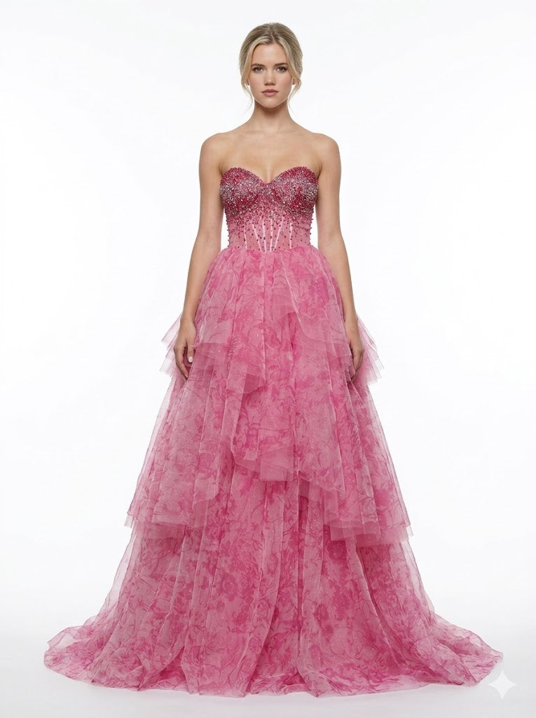 Colors - 3572-pink dress Colors