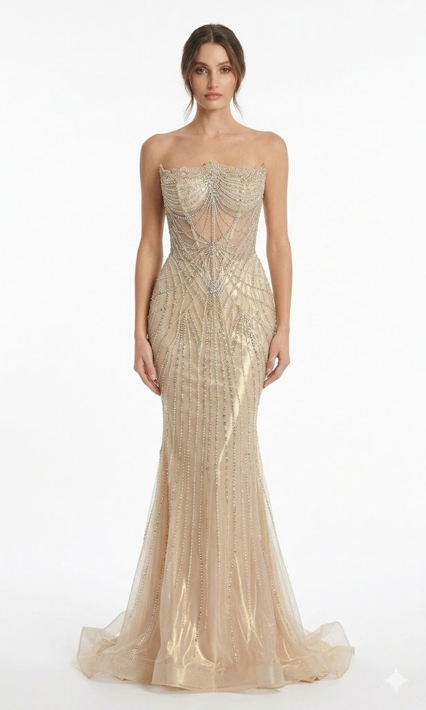 Cinderella Divine -cd756-gold dress Cinderella Divine