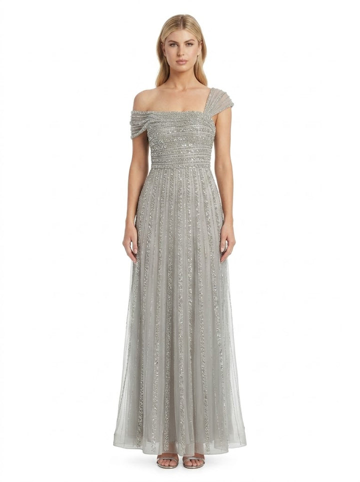 Cinderella Divine -cd0238-Silver-Nude dress Cinderella Divine