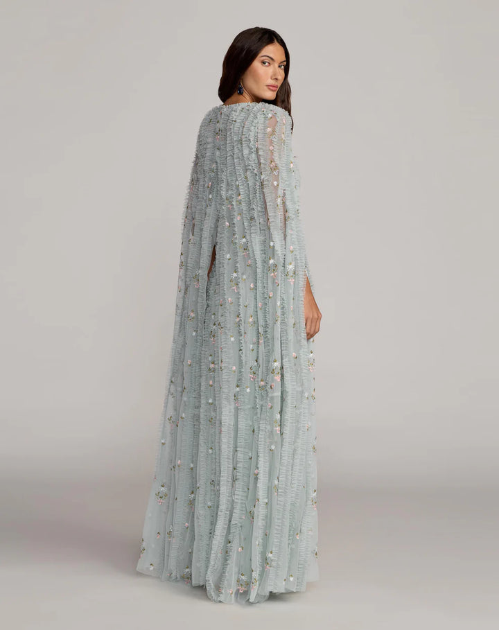 Mac Duggal-8444-Seafoam Multi