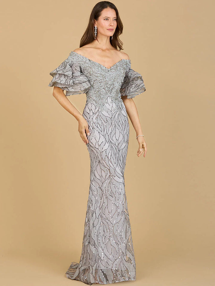 Lara - 29198-grey dresses riyadhdress