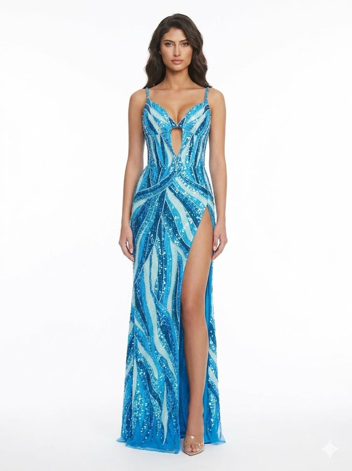 Jovani - d5717-Lavender dresses Jovani
