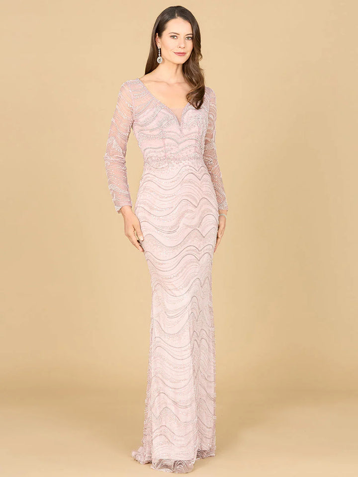 Lara - 29152-dusty rose dresses riyadhdress
