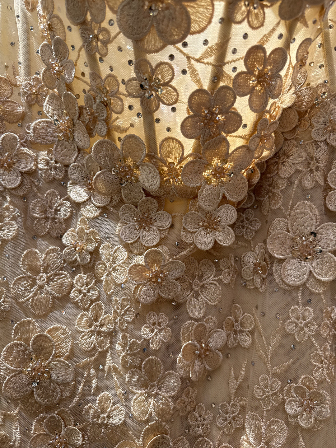 Amelia - SU081-Champagne riyadhdress