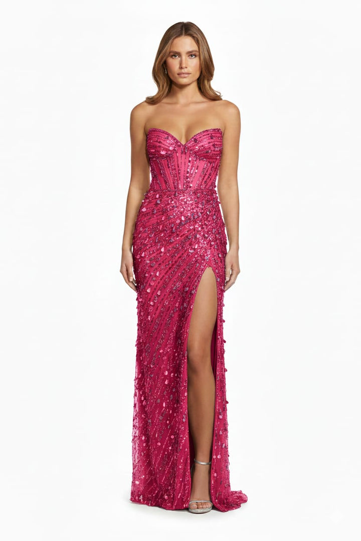 Sherrihill-56756-Pink Sherri Hill