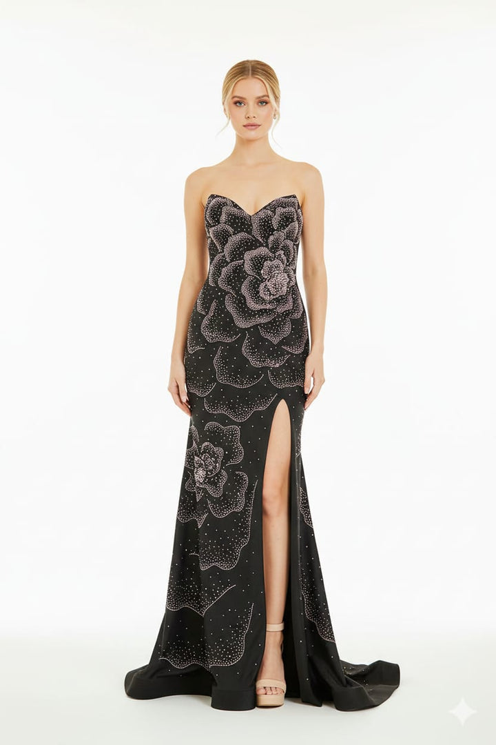 Amelia - 3105- BLACK/ROSE Amelia