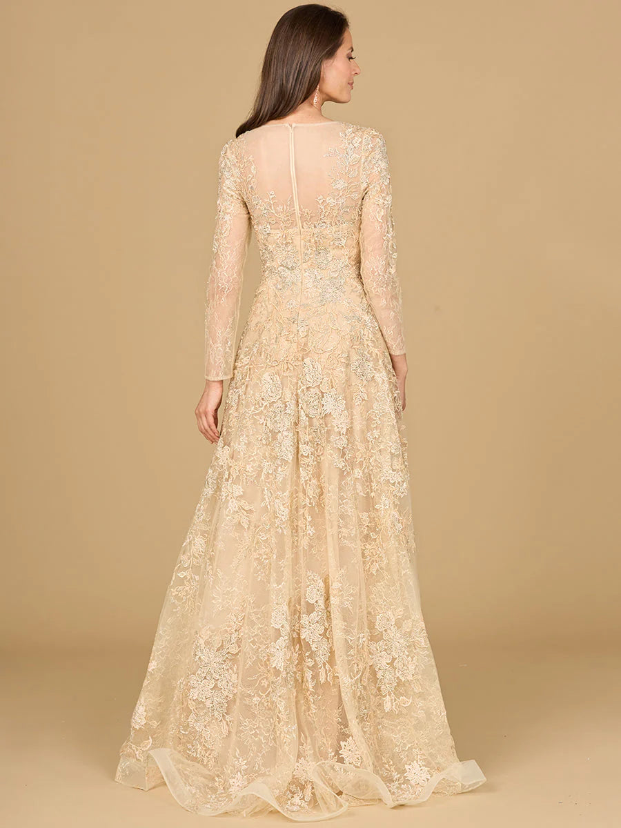 Lara - 29135-champagne dresses riyadhdress