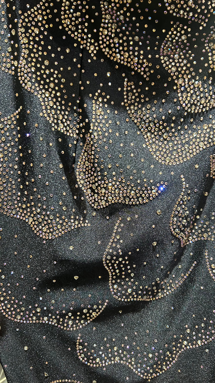 Amelia - 3105- BLACK/ROSE riyadhdress