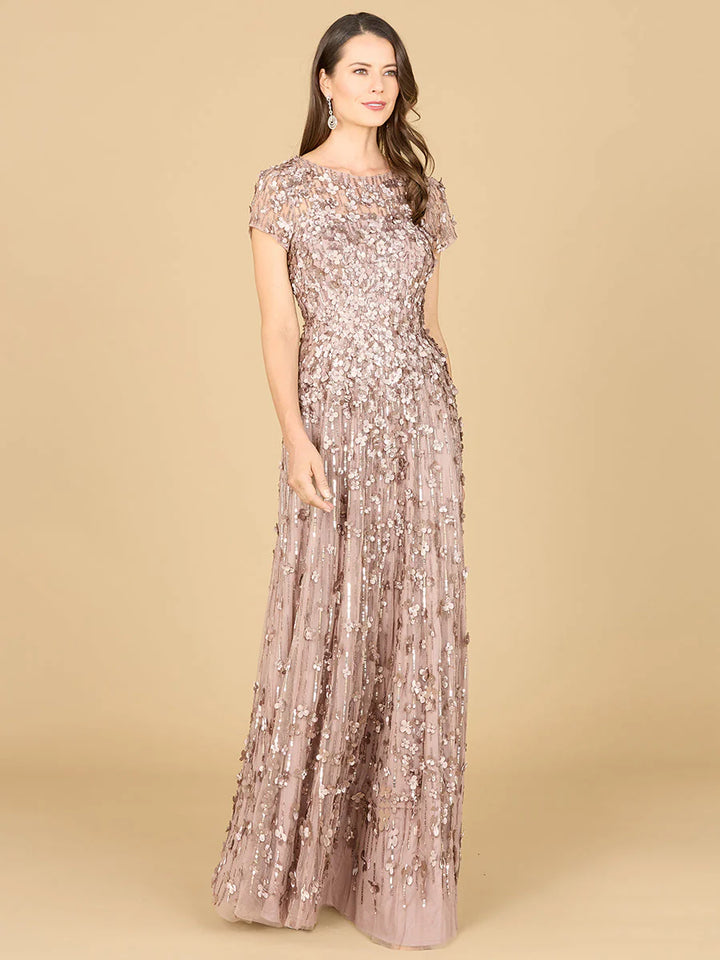 Lara - 29181-dark taupe dresses riyadhdress