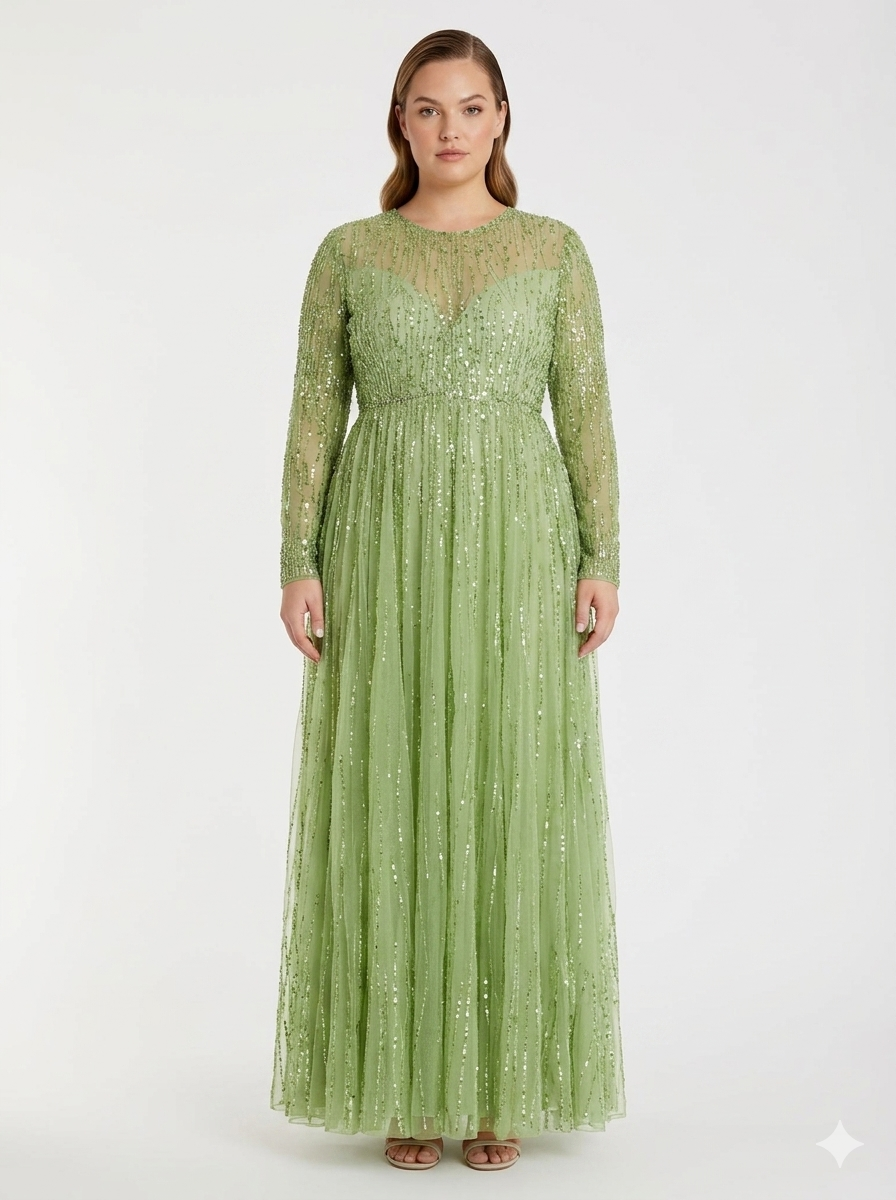 Mag Duggal-5636-Sage-Plus Mac Duggal