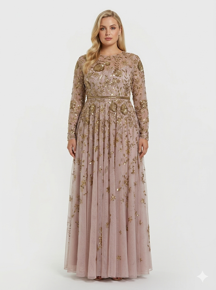 Mac Duggal-6182-mocha dress Mac Duggal