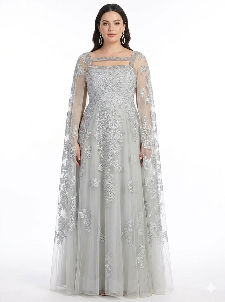 Lara - 29138 - silver dresses riyadhdress