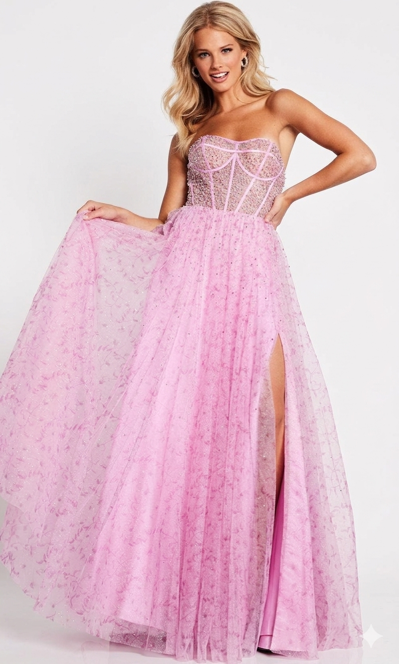 Jovani - 36477-pink dresses Jovani