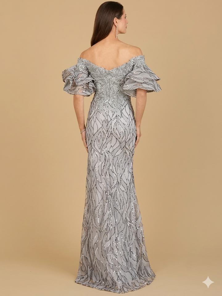 Lara - 29198-grey dresses riyadhdress
