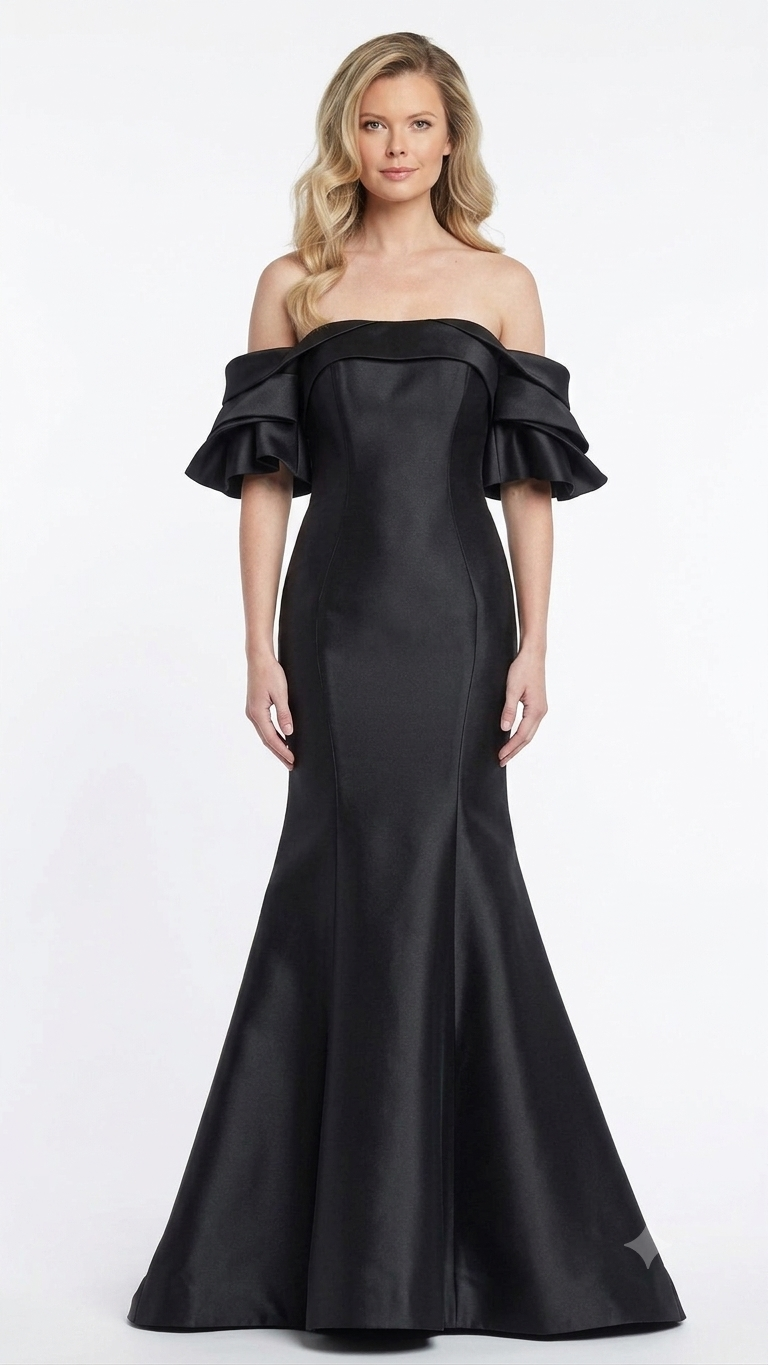 Colors- Mv1290 - Black-Plus dresses Colors