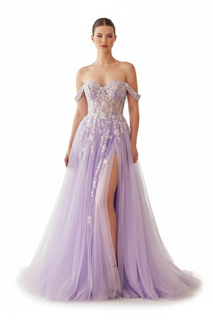 Andrea And Leo - A1209 - Lavender dresses Andrea and Leo