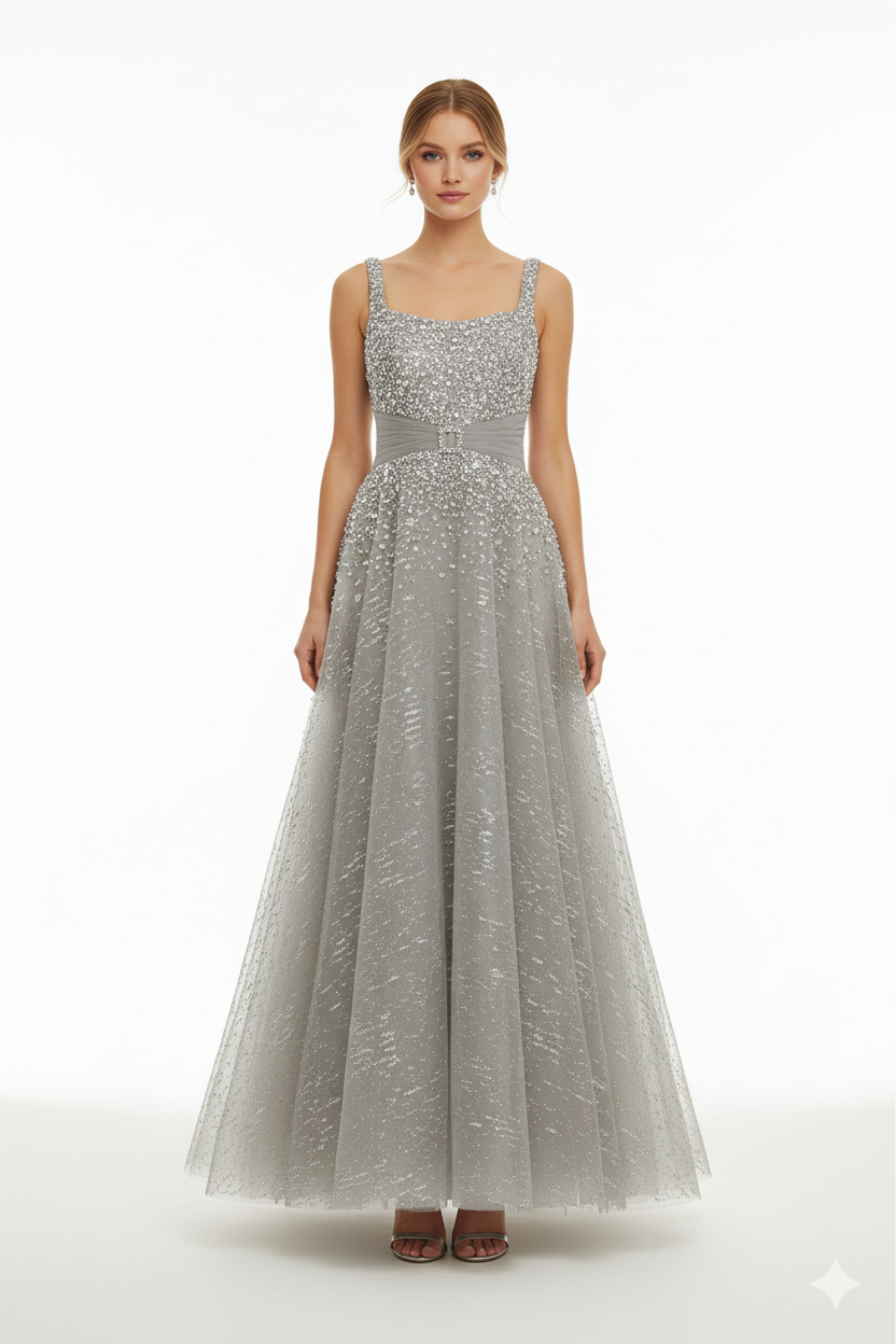 Andrea And Leo - A1181 - Taupe dresses Andrea and Leo