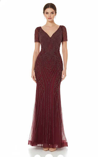 Cinderella Divine - Cc4019 - Burgundy dresses Cinderella Divine