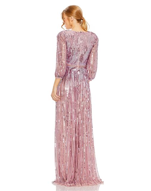 Mac Duggal - 5509- mauve dresses Mac Duggal