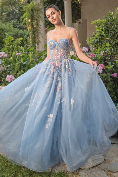 Andrea And Leo -a1490-blue dresses Andrea and Leo