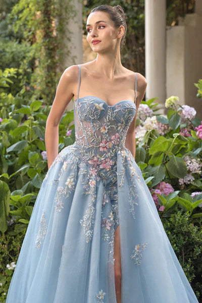 Andrea And Leo -a1490-blue dresses Andrea and Leo
