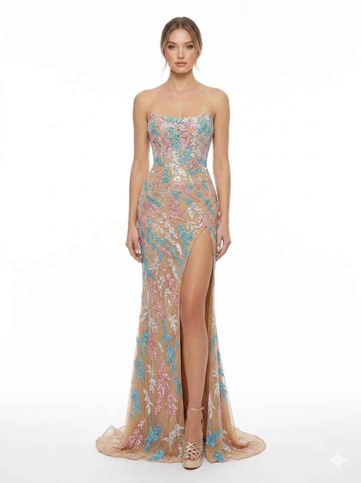 Amarra dresses Amarra -89151-Nude/Multi