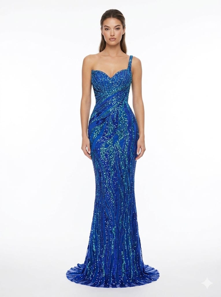 Amarra dresses Amarra -89601-Royal/Turquoise