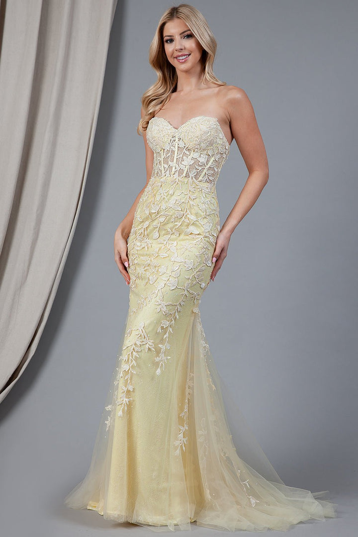 AMELIA - 7024 - YELLOW - riyadhdress