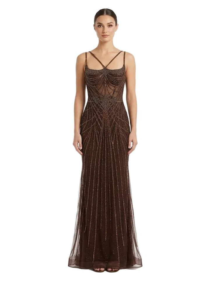Amelia Couture dresses Amelia Couture - 2136 - Brown