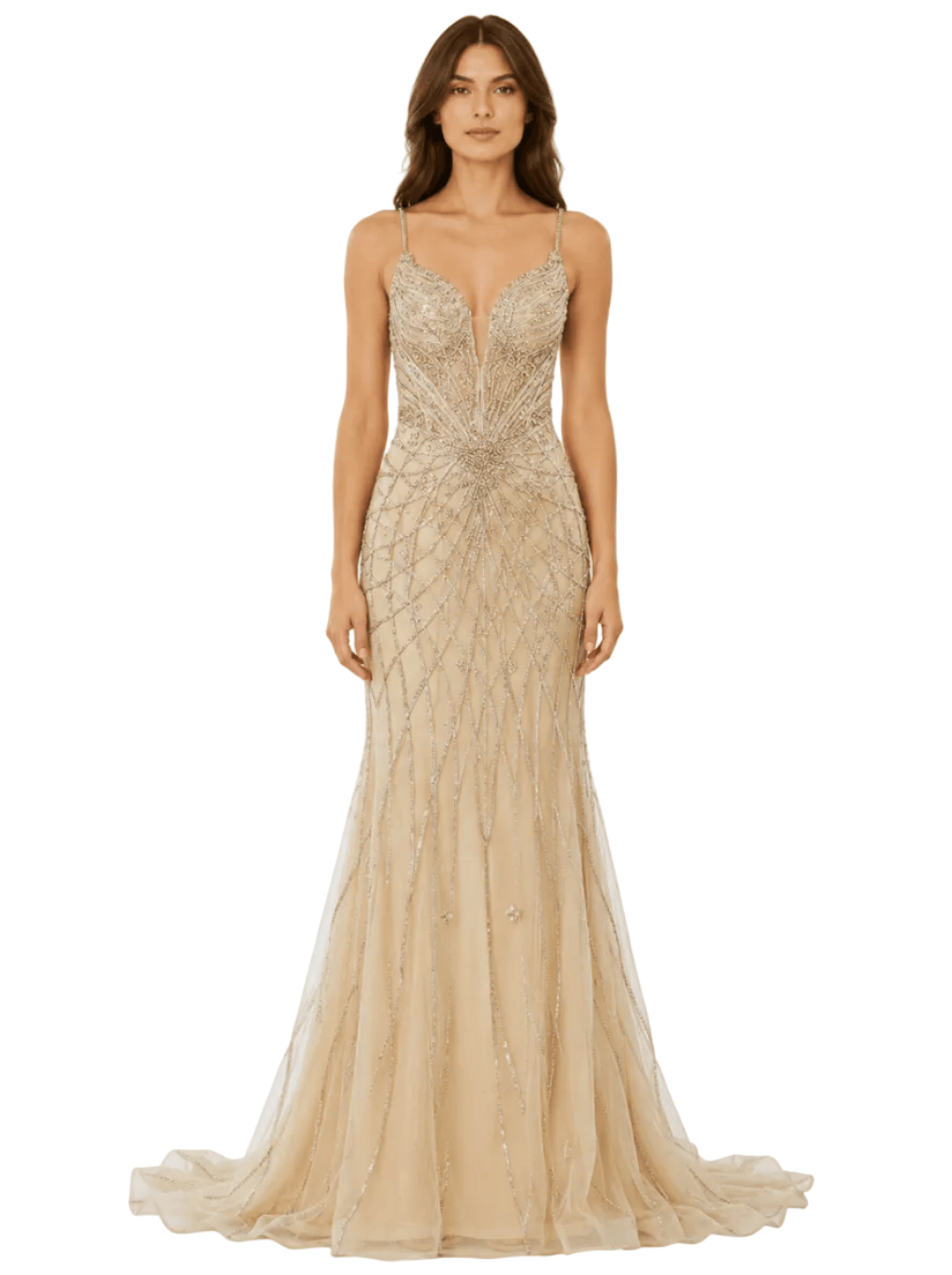 Amelia dress Amelia - 2135 - champagne