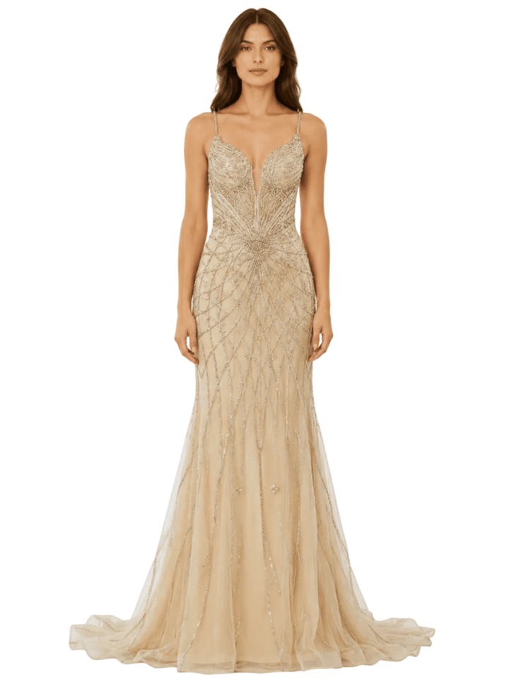 Amelia dress Amelia - 2135 - champagne