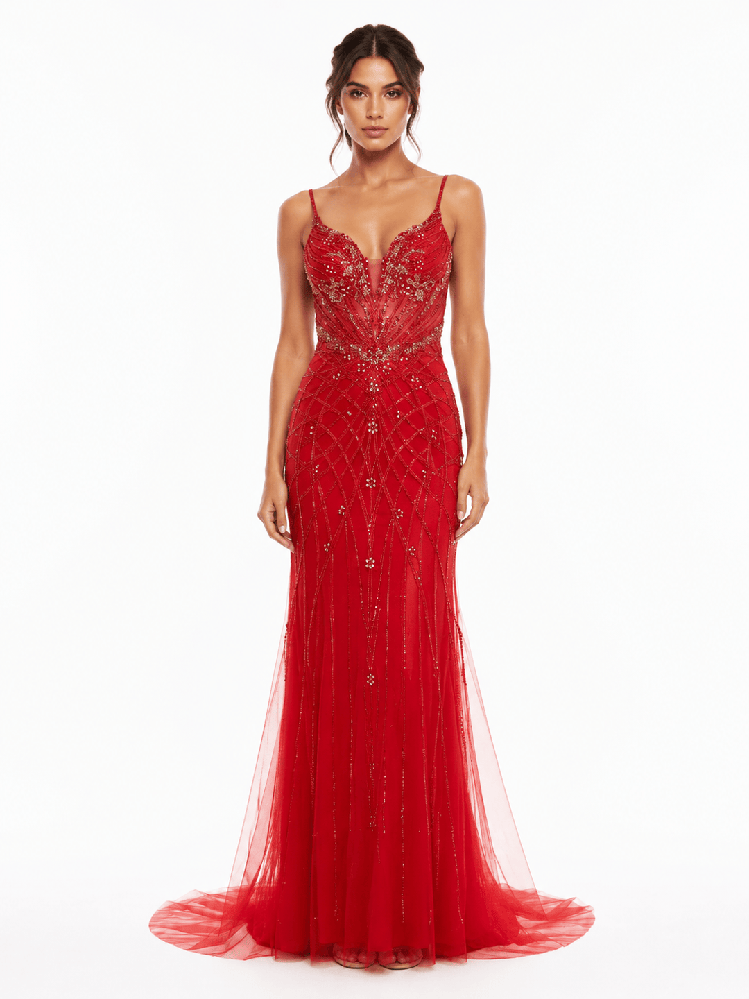 Amelia dress Amelia - 2135-red