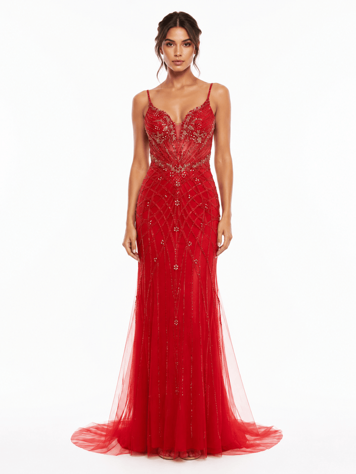 Amelia dress Amelia - 2135-red