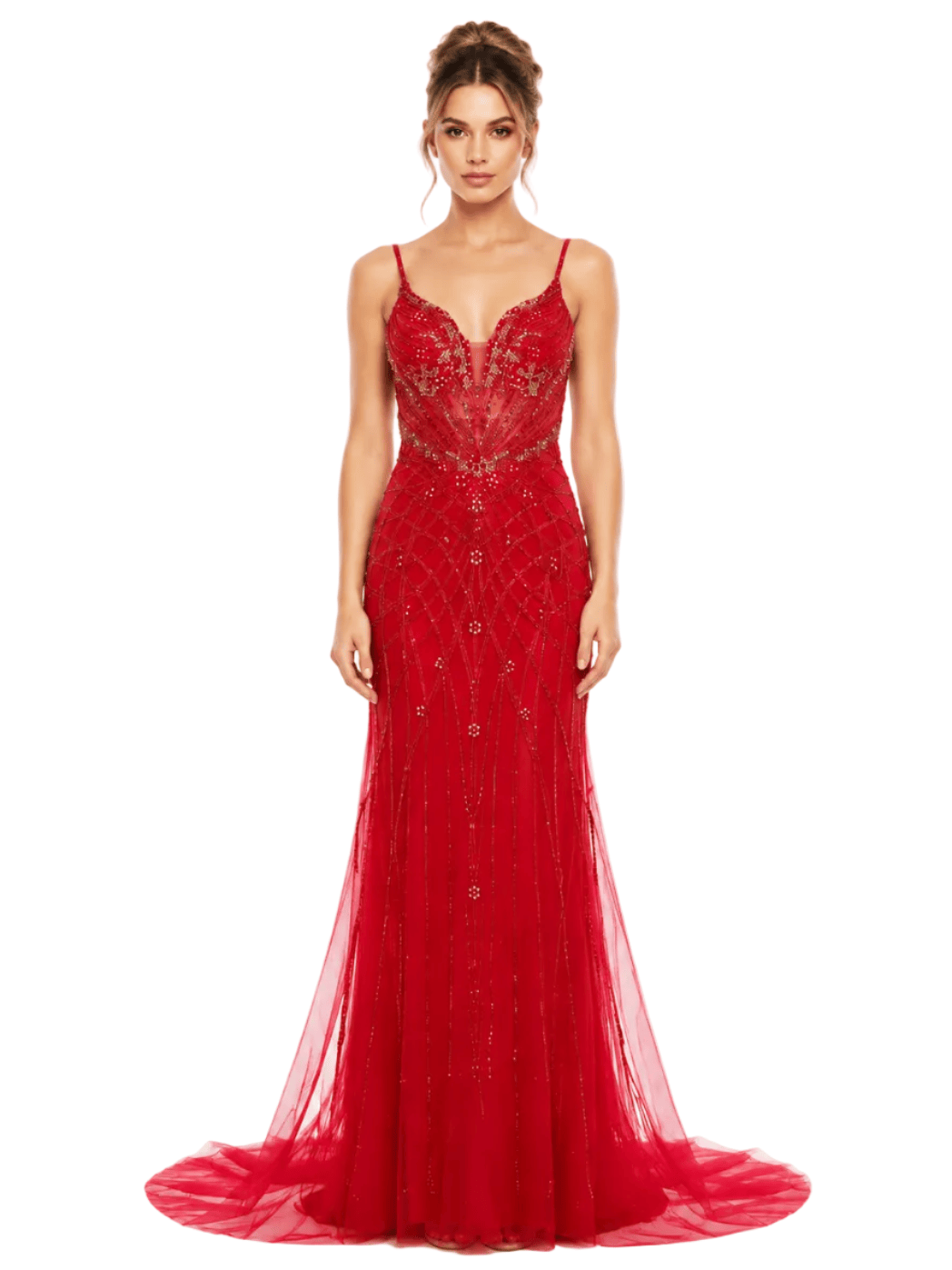 Amelia dress Amelia - 2135-red