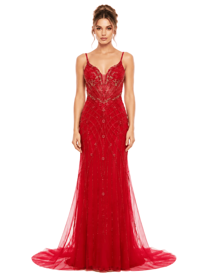 Amelia dress Amelia - 2135-red