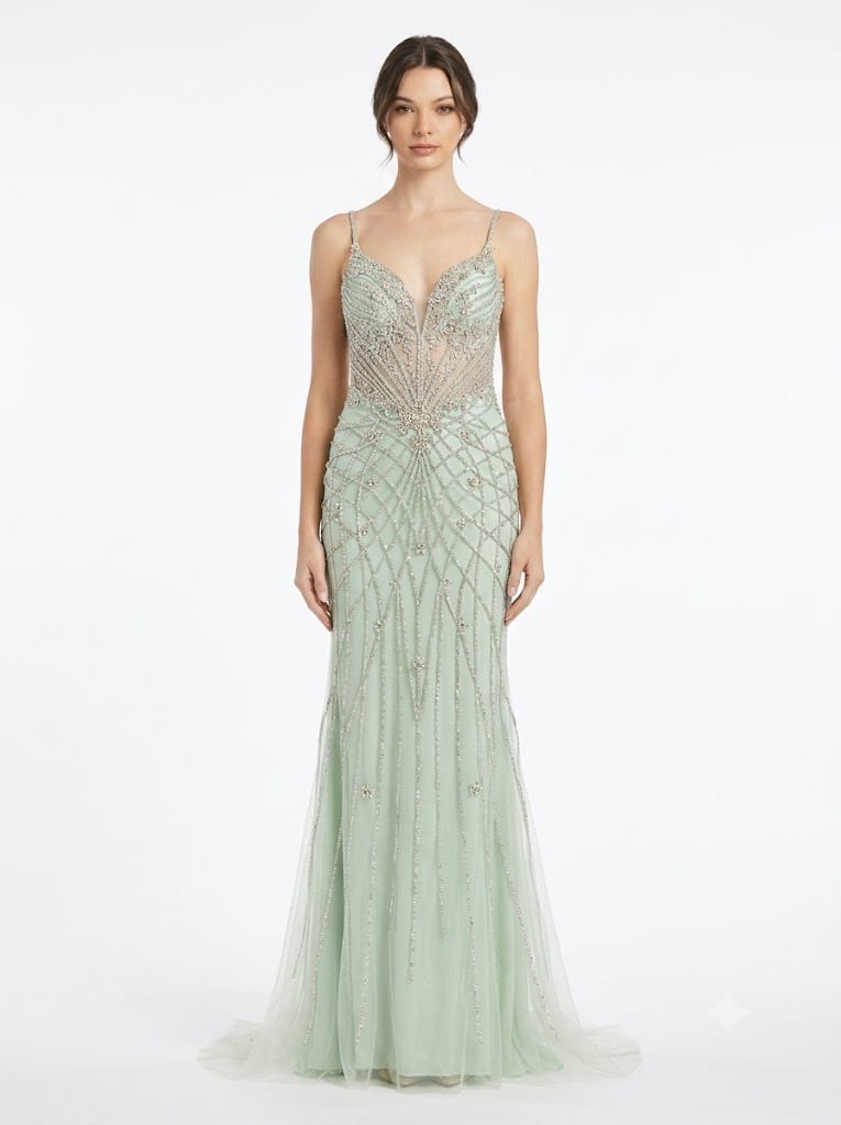 Amelia dress Amelia - 2135-sage