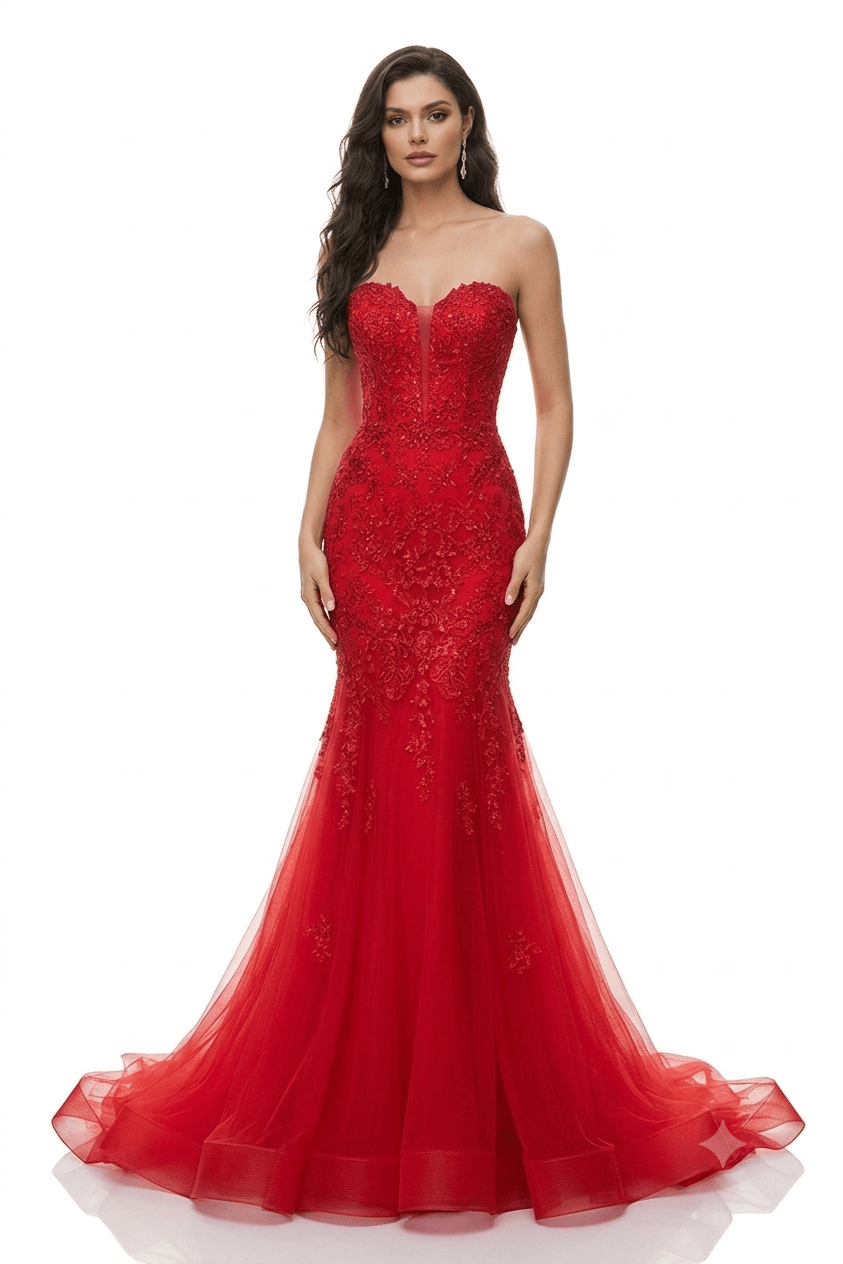 Amelia dress Amelia - 7090-red