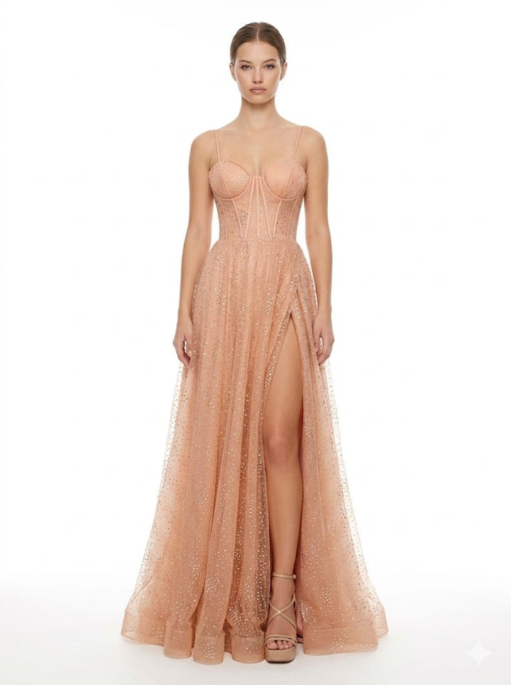 Amelia dress Amelia -tm1002-rose