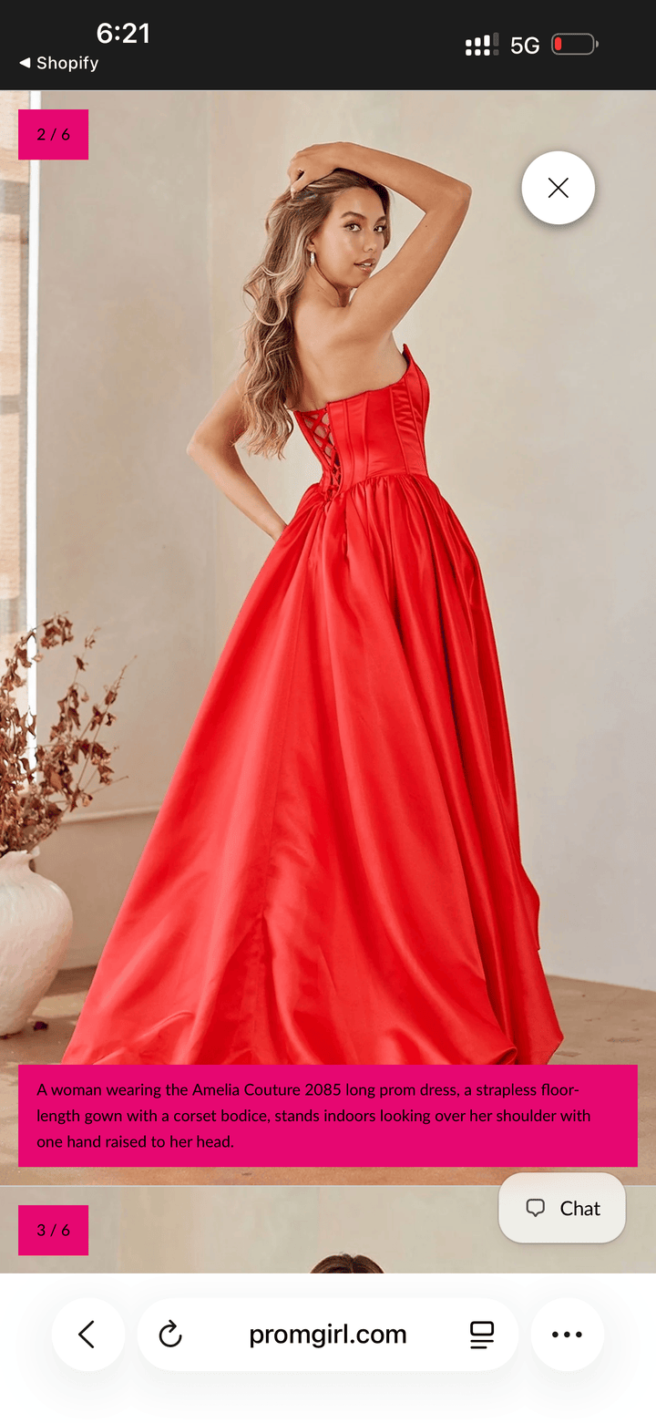 Amelia dresses Amelia - 2085 - Red